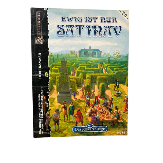 DSA Das schwarze Auge Ewig ist nur Satinav Nr. 81 10334 - Heft – SKU A8723 – Rollenspiel-Buch gebraucht kaufen bei Brettspielimperium
