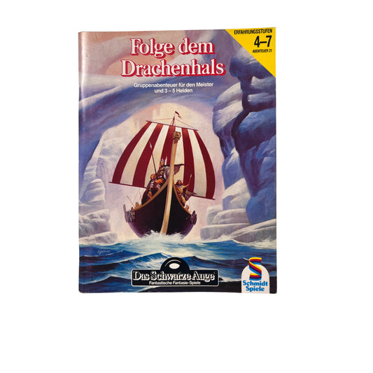 DSA Das schwarze Auge Folge dem Drachenhals Abenteuer 21 Heft – SKU A13405 – Rollenspiel-Buch gebraucht kaufen bei Brettspielimperium
