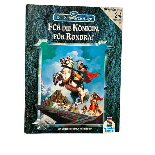 DSA Das schwarze Auge für die Königin, für Rondra Abenteuer 59 - Heft – SKU A8716 – Rollenspiel-Buch gebraucht kaufen bei Brettspielimperium
