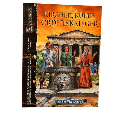 DSA Das schwarze Auge Kirchen, Kulte, Ordenskrieger 10259 -Heft – SKU A8725 – Rollenspiel-Buch gebraucht kaufen bei Brettspielimperium