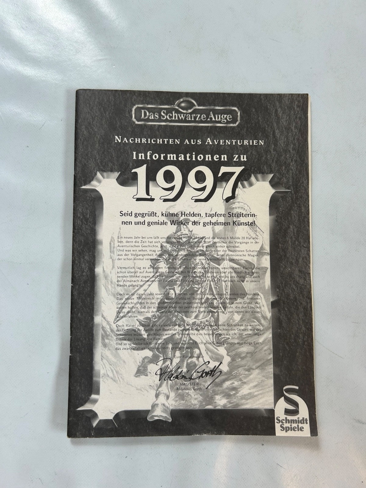 DSA DAS SCHWARZE AUGE NACHRICHTEN AUS AVENTURIEN 1997 - Ansicht 2