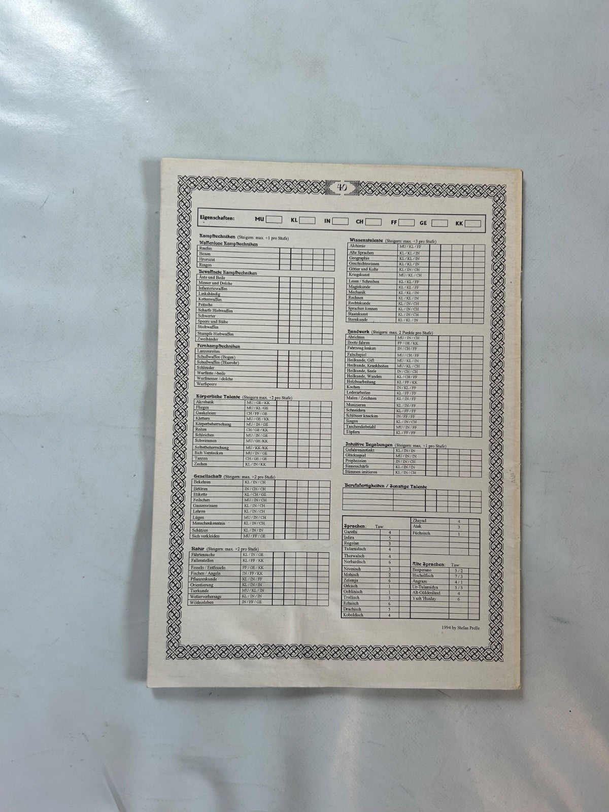 DSA DAS SCHWARZE AUGE NACHRICHTEN AUS AVENTURIEN 1997 - Ansicht 8