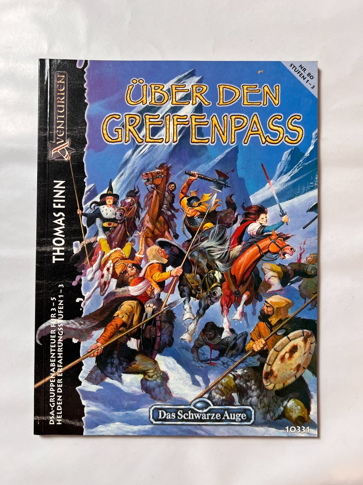 DSA Das Schwarze Auge Über den Greifenpass Abenteuer Nr.80 Fanpro DSA4 - Ansicht 2
