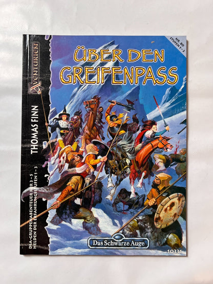 DSA Das Schwarze Auge Über den Greifenpass Abenteuer Nr.80 Fanpro DSA4 - Ansicht 2