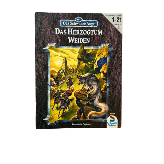 DSA Das schwarze Augen Das Herzogtum Weiden Spielhilfe SH - Heft – SKU A10388 – Rollenspiel-Buch gebraucht kaufen bei Brettspielimperium