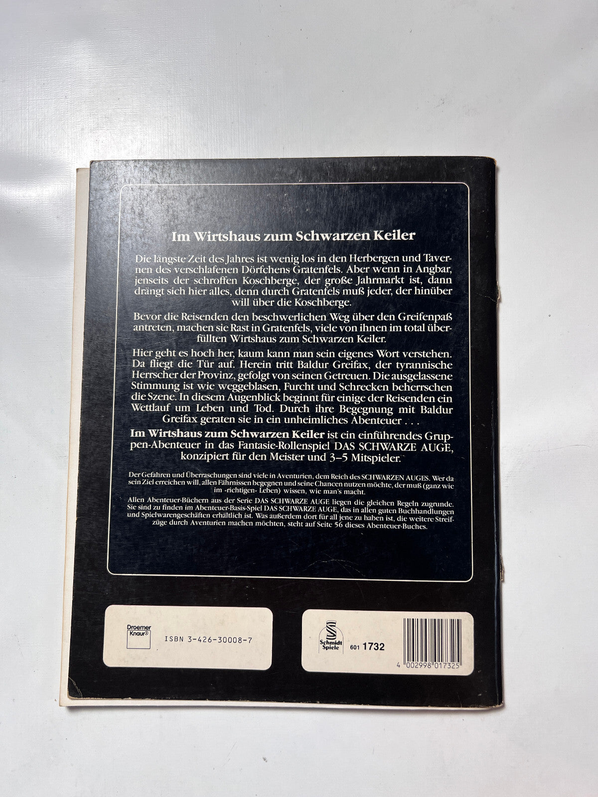 DSA, Im Wirtshaus zum schwarzen Keiler, B1, Gruppenabenteuer, - Ansicht 4