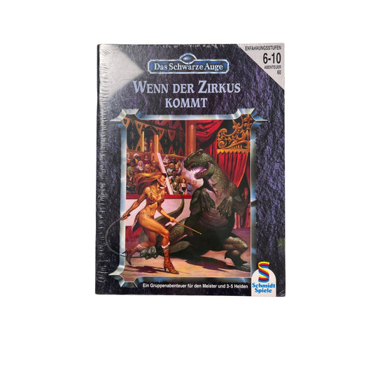 DSA, Wenn der Zirkus kommt, A60, Gruppenabenteuer Stufe 6-10 – SKU A13387 – Rollenspiel-Buch neu kaufen bei Brettspielimperium