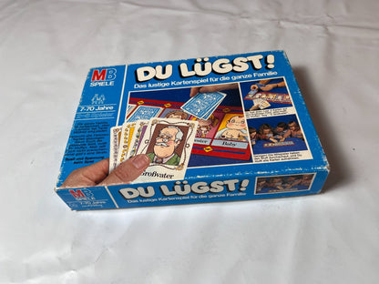 Du lügst! von MB Spiele Familienspiel Brettspiel Kartenspiel 1980 vollständig - Ansicht 10