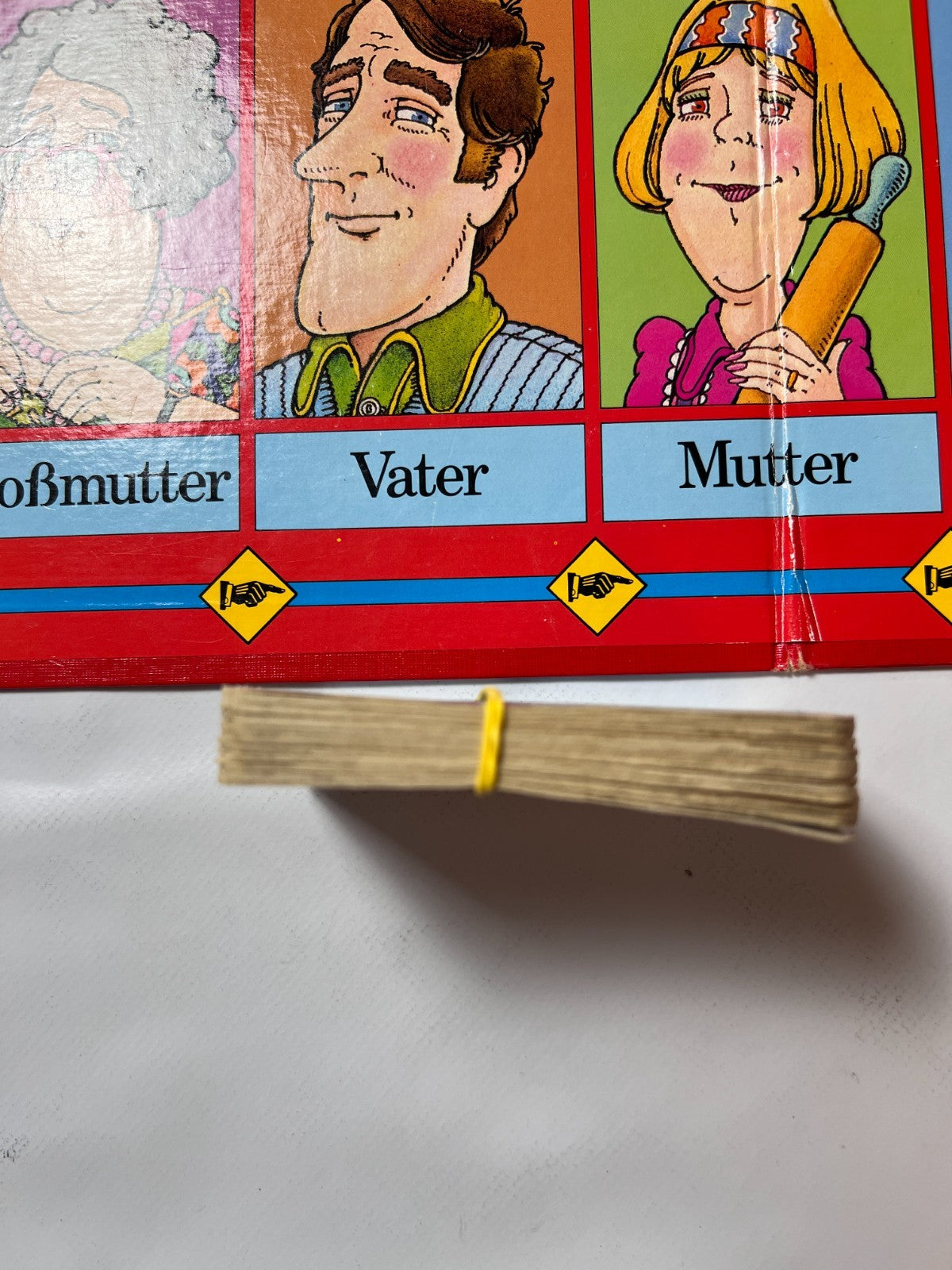 Du lügst! von MB Spiele Familienspiel Brettspiel Kartenspiel 1980 vollständig - Ansicht 4
