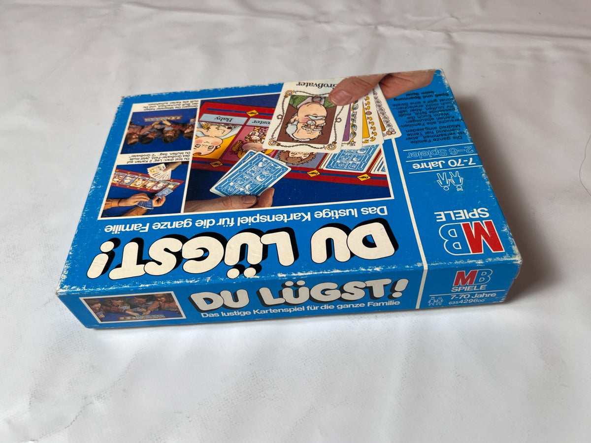Du lügst! von MB Spiele Familienspiel Brettspiel Kartenspiel 1980 vollständig - Ansicht 8