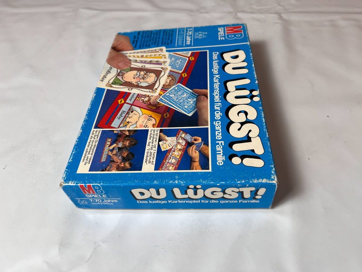 Du lügst! von MB Spiele Familienspiel Brettspiel Kartenspiel 1980 vollständig - Ansicht 9