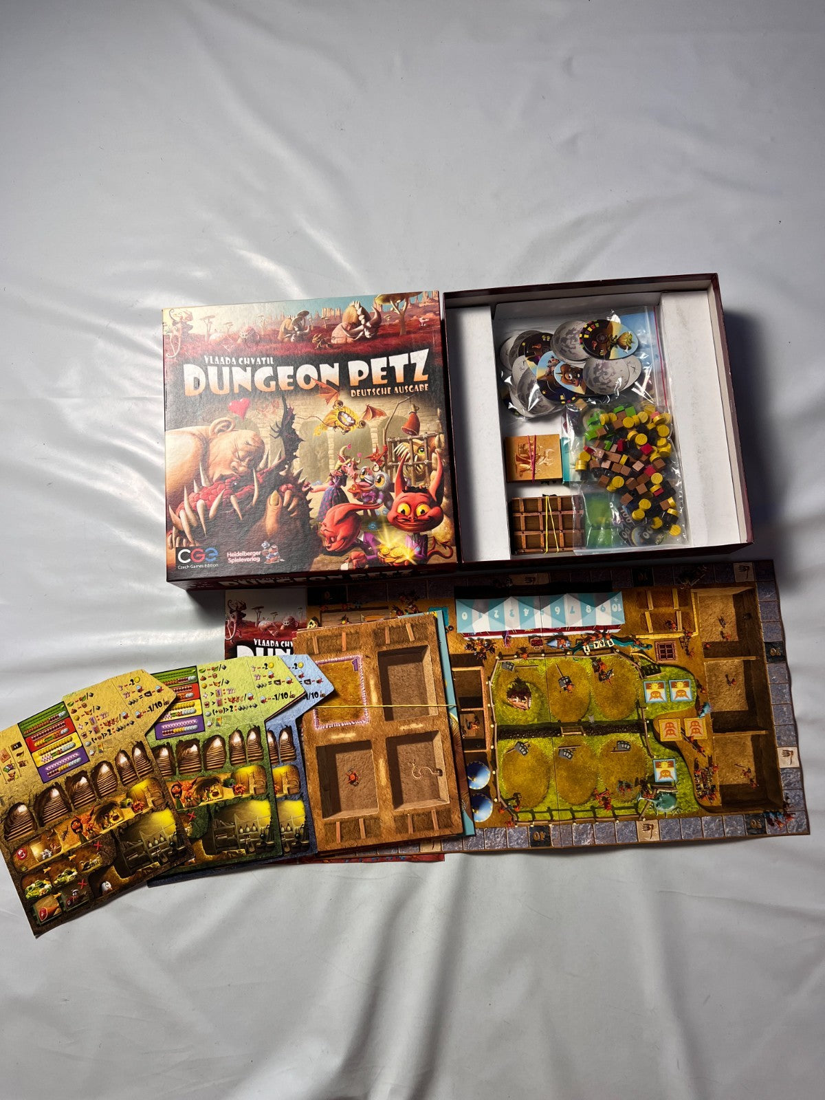 Dungeon Petz DEUTSCH Vlaada Chvátil deutsch 2013 Asmodee - Vollständig - Ansicht 2