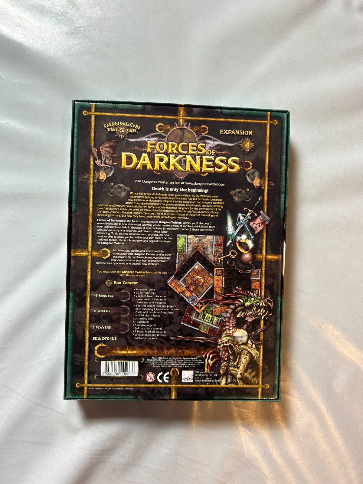 Dungeon Twister Forces of Darkness 4. Expansion englisch Asmodee - Unbespielt - Ansicht 8