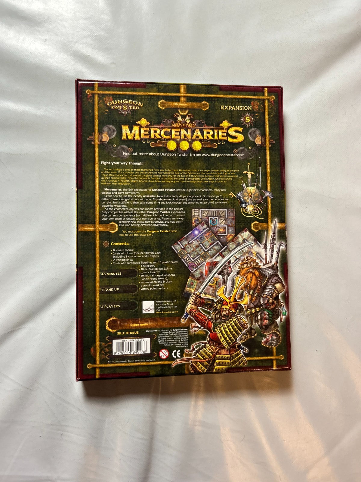Dungeon Twister Mercenaries Expansion 5 englisch Asmodee  Unbespielt - Ansicht 8