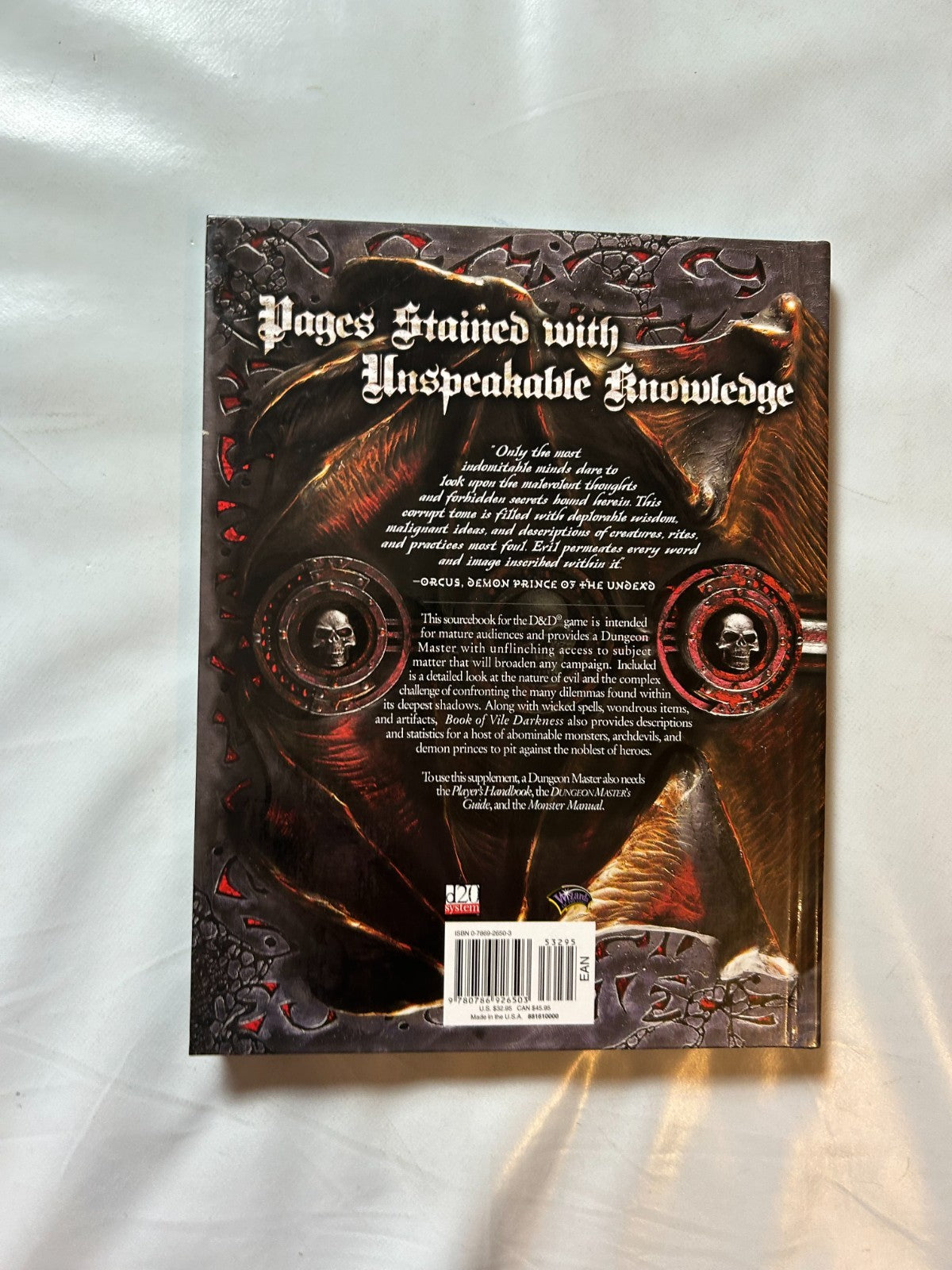 Dungeons & Dragons Book of Vile Darkness Monte Cook Englisch - Ansicht 8