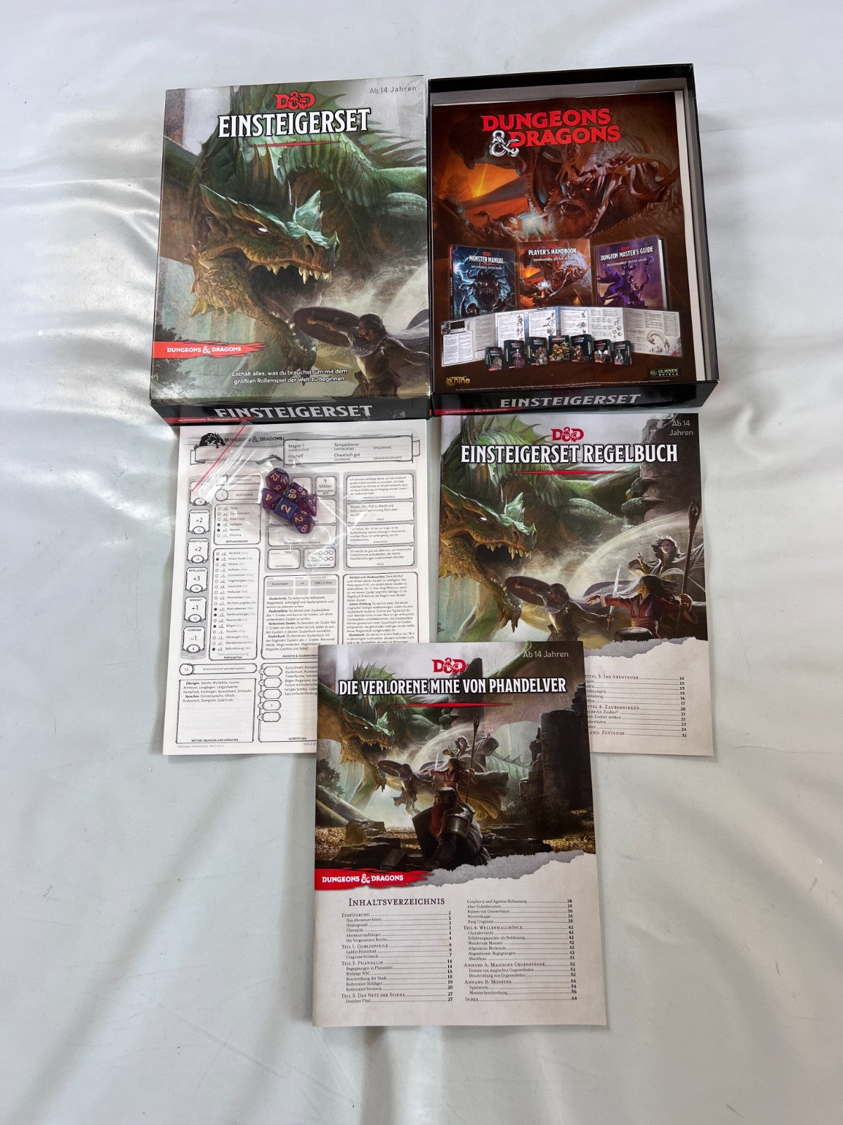 Dungeons & Dragons Einsteigerset – Deutsch – Vollständig - Ansicht 2
