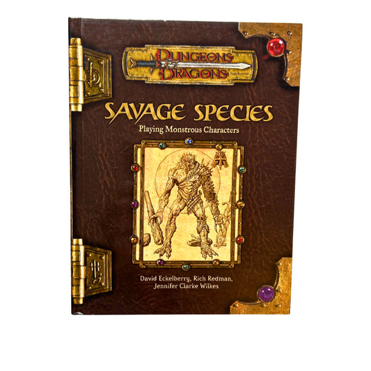 Dungeons & Dragons Savage Species Playing Monster Characters Englisch – SKU A12768 – Rollenspiel-Buch gebraucht kaufen bei Brettspielimperium