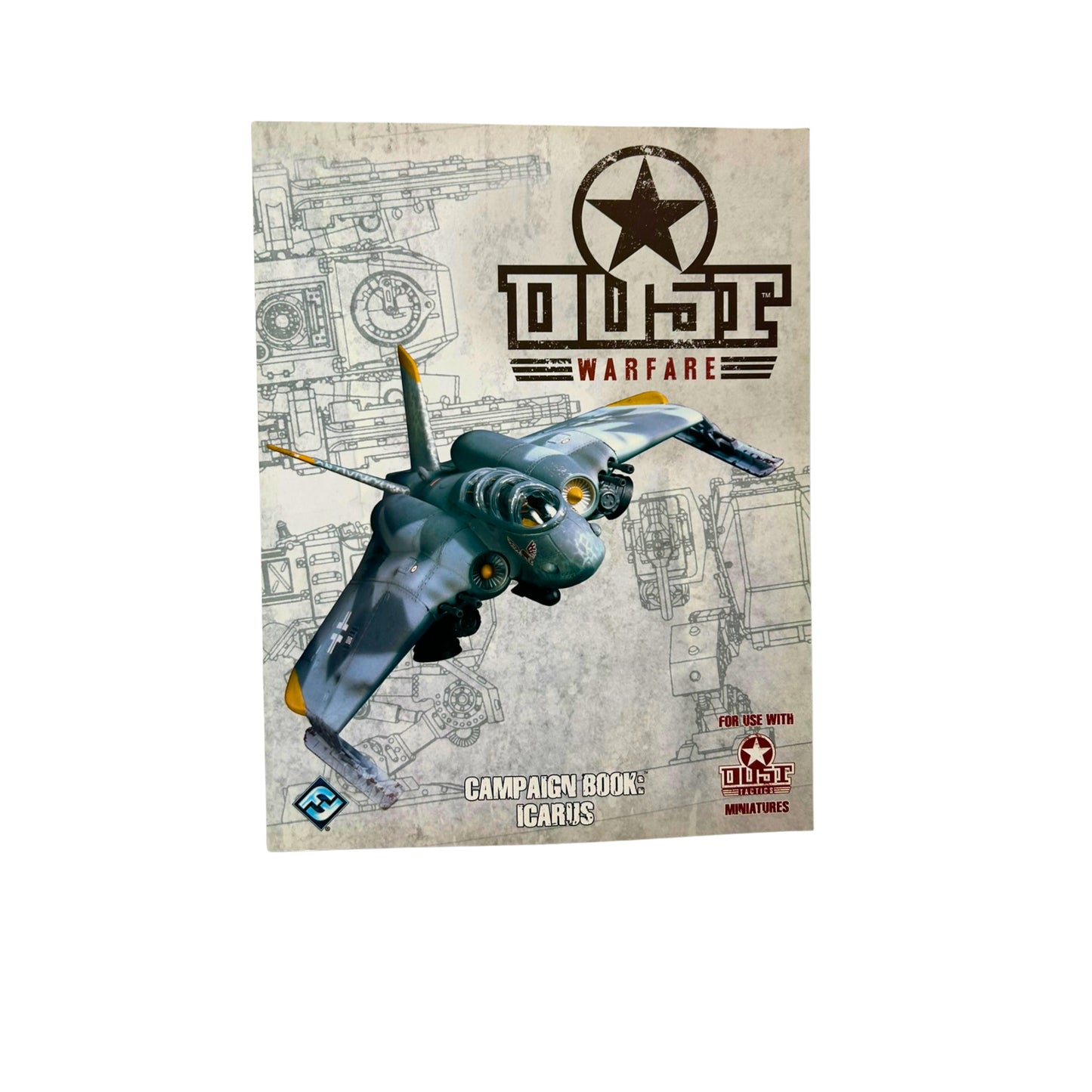 Dust Warfare Campaign Book Icarus Englische Ausgabe Fantasy Flight Games – SKU A9907 – Rollenspiel-Buch gebraucht kaufen bei Brettspielimperium
