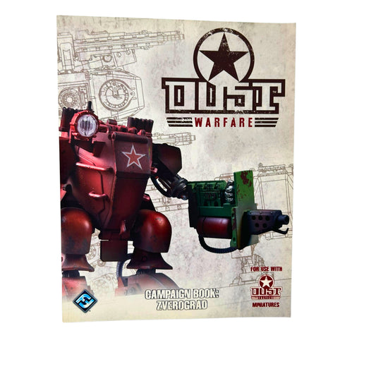 Dust Warfare Campaign Book Zverograd Englische Ausgabe Fantasy Flight Games – SKU A9906 – Rollenspiel-Buch gebraucht kaufen bei Brettspielimperium