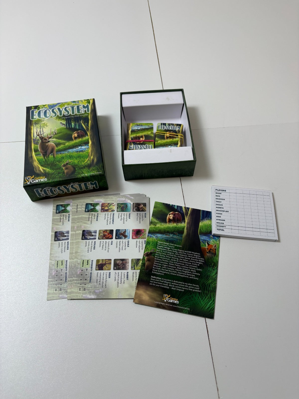 Ecosystem Ökologie-Lege-Spiel englische Ausgabe Genius Games - Vollständig - Ansicht 7
