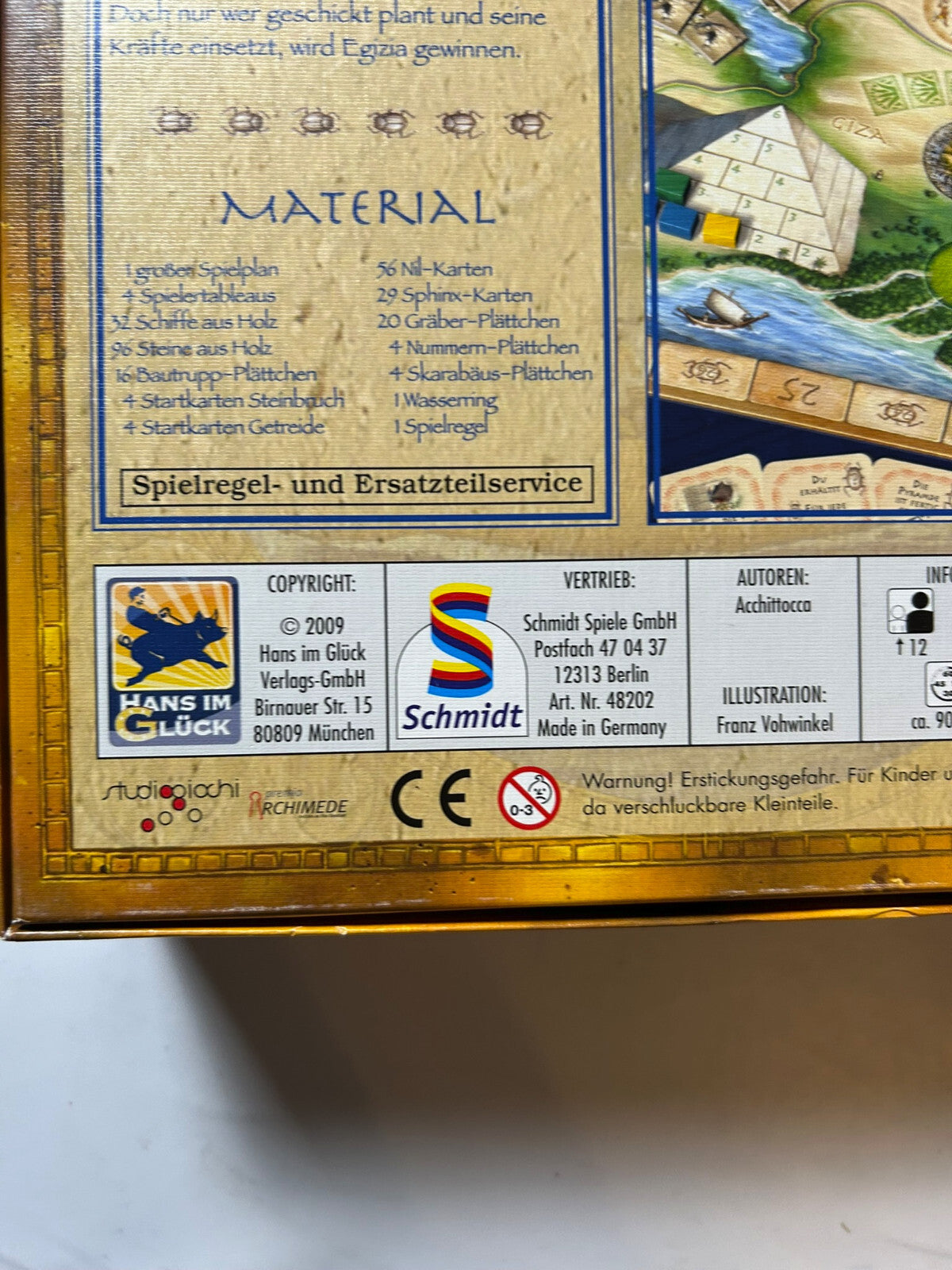 Egizia - Im Tal der Könige Brettspiel Hans im Glück 2009 - Vollständig - Ansicht 12