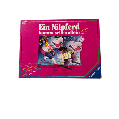 Ein Nilpferd kommt selten allein Ravensburger Brettspiel 1993 – SKU A14072 – Gesellschaftsspiel gebraucht kaufen bei Brettspielimperium