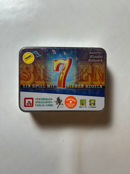 Ein Spiel mit 7 Regeln - Nürnberger Spielkarten Verlag NSV - Neu in Folie - Ansicht 3