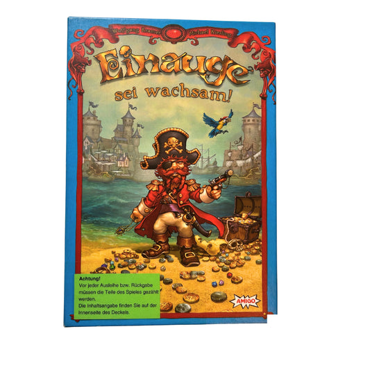 Einauge sei wachsam! Amigo Brettspiel – SKU A12310 – Gesellschaftsspiel gebraucht kaufen bei Brettspielimperium