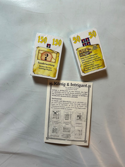 El Grande  ERWEITERUNG  König und Intrigant  Unbespielt Ohne OVP - Ansicht 2