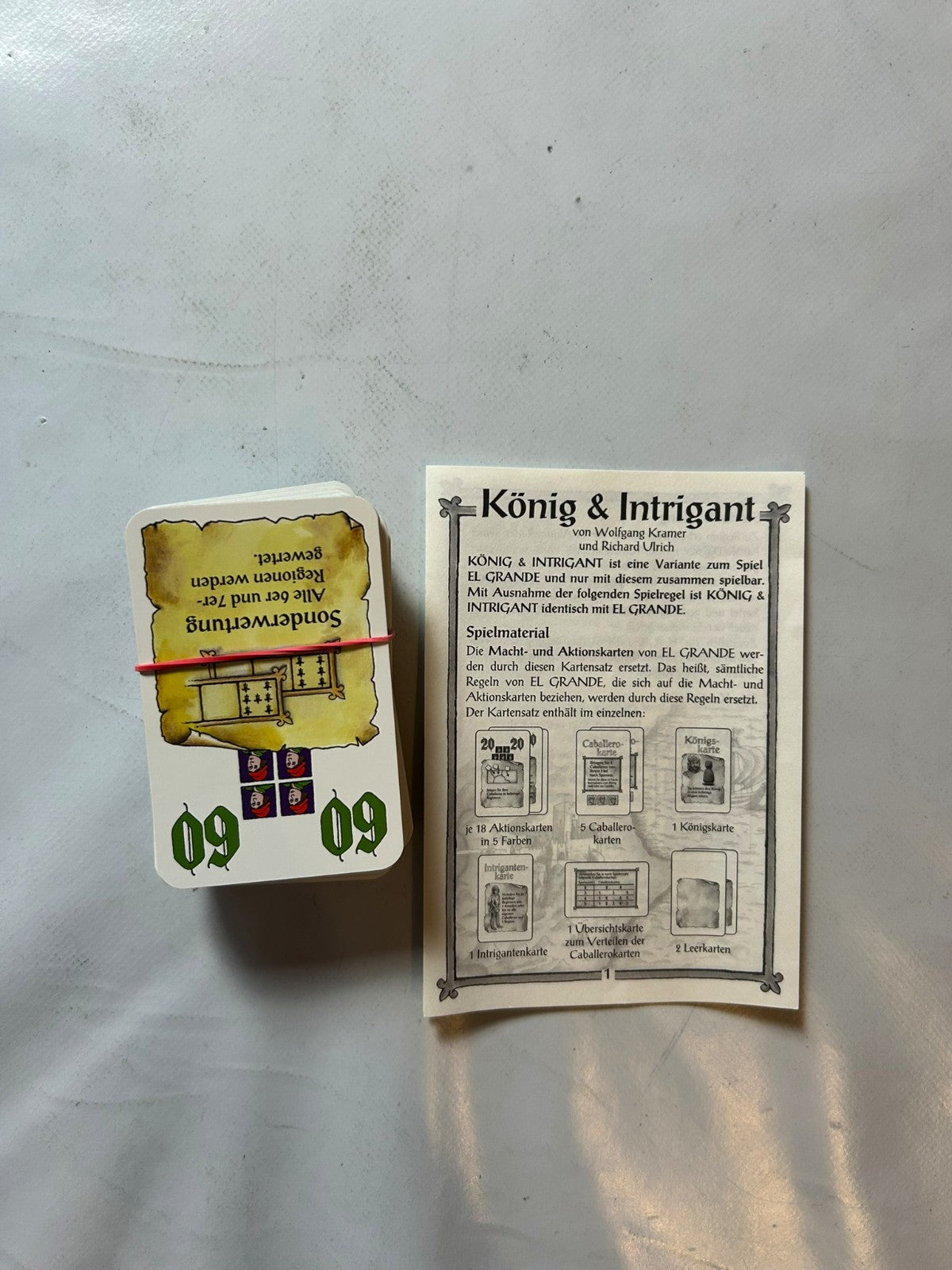 El Grande  ERWEITERUNG  König und Intrigant  Vollständig Ohne OVP - Ansicht 2