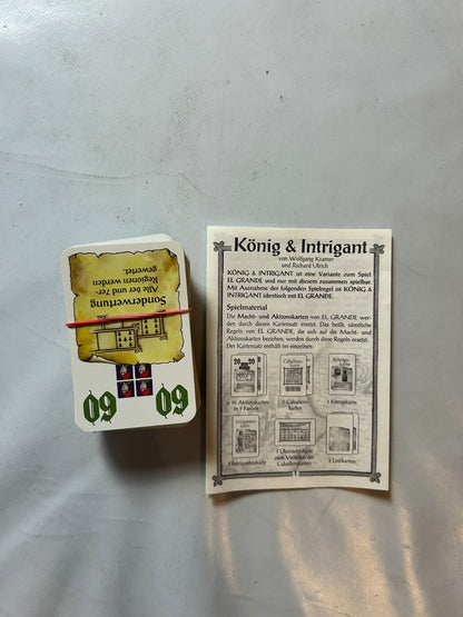 El Grande  ERWEITERUNG  König und Intrigant  Vollständig Ohne OVP - Ansicht 2