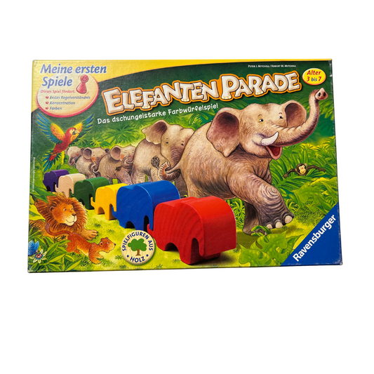 Elefanten Parade Ravensburger Brettspiel Spiel Gesellschaftsspiel- Vollständig - Ansicht 1