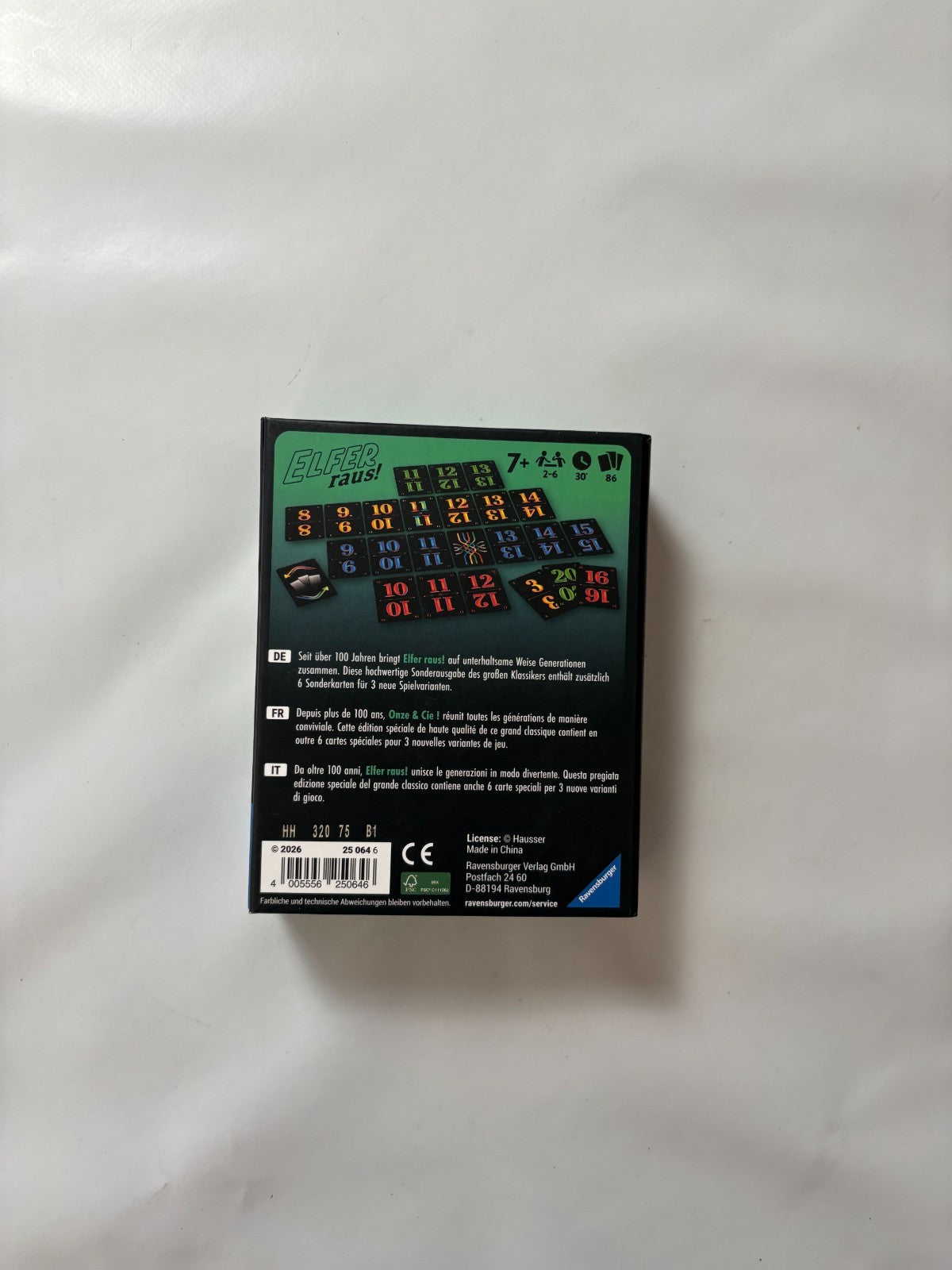 Elfer raus! Special Edition - Kartenspiel ab 7 Jahre - Ravensburger -Vollständig - Ansicht 8