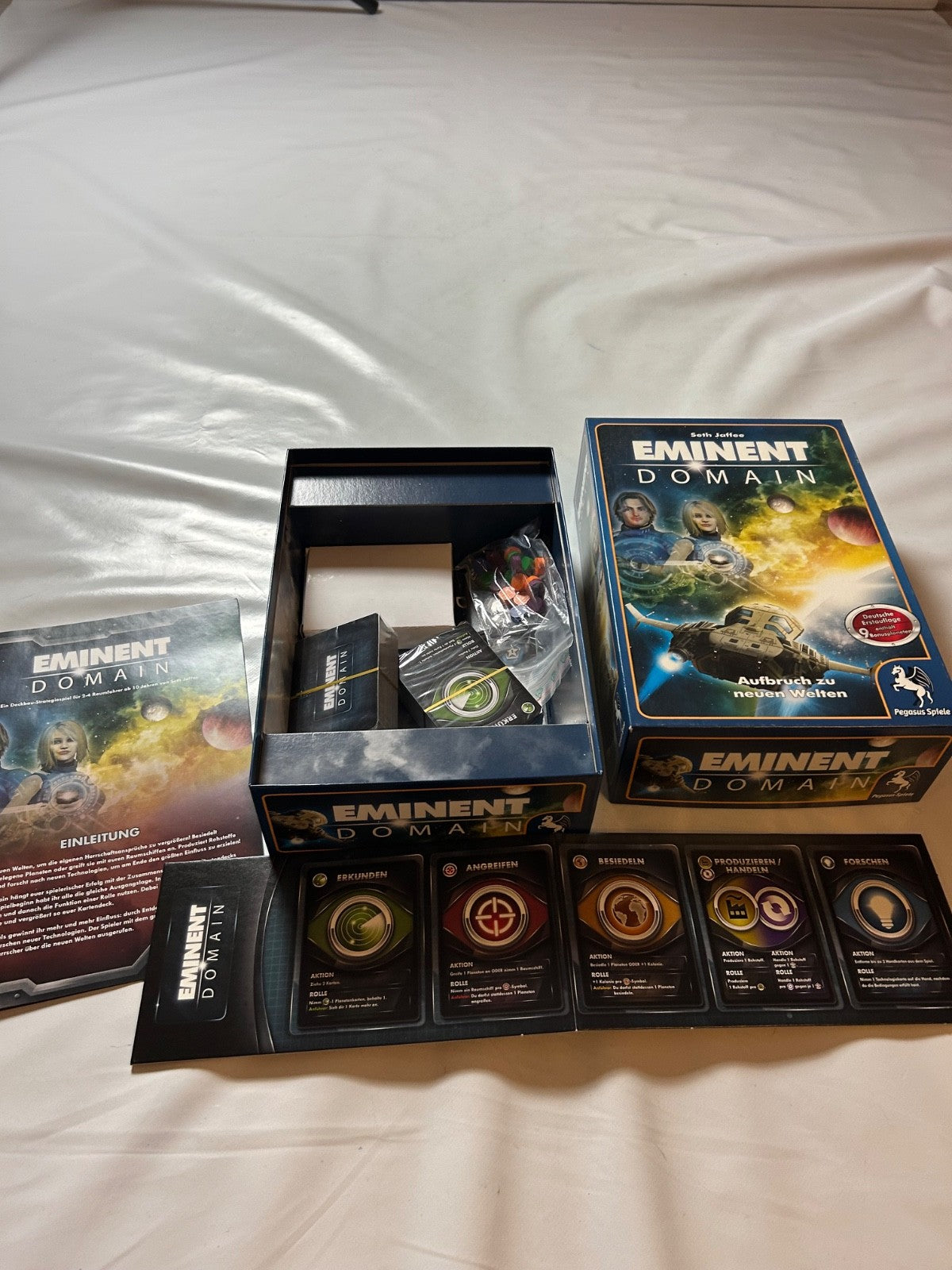 Eminent Domain Deutsche Erstauflage Pegasus Spiele  Unbespielt - Ansicht 7