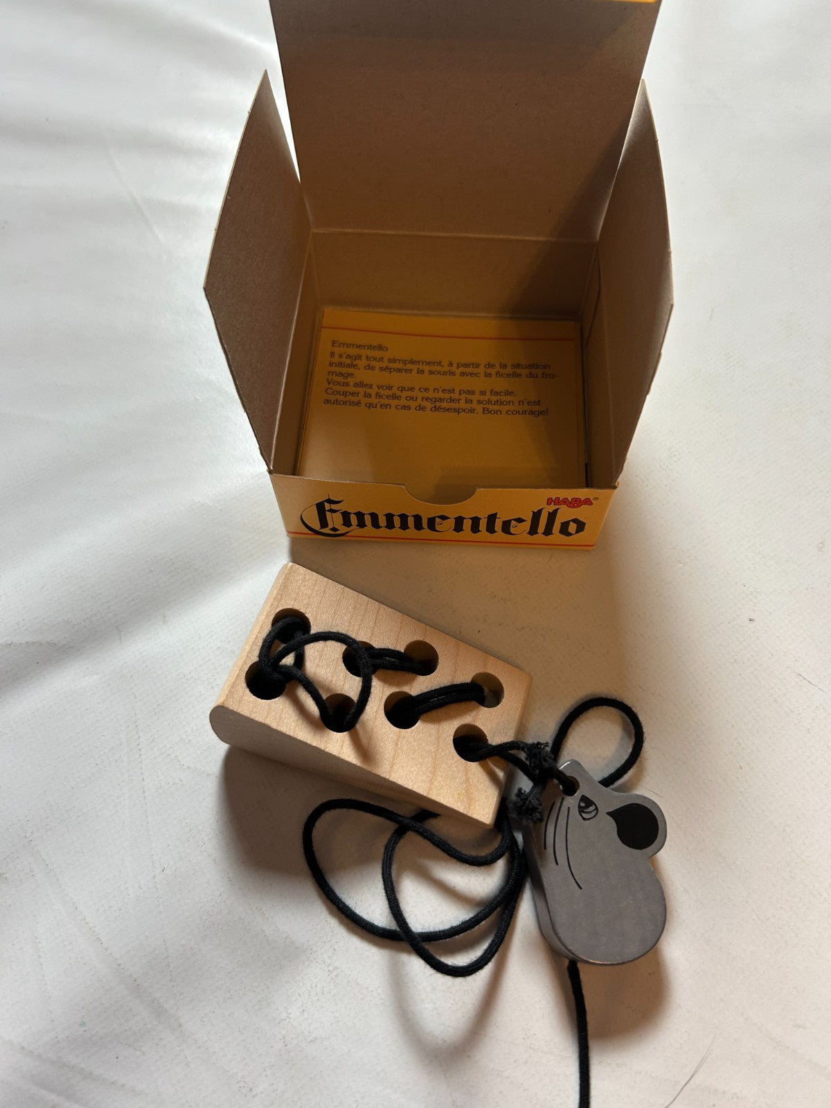 Emmentello HABA  Mouse & Cheese String Puzzle Made In Germany  Vollständig - Ansicht 6