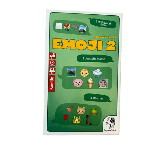 Emoji 2 Peter Neugebauer Pegasus Spiele Kartenspiel - Vollständig - Ansicht 1