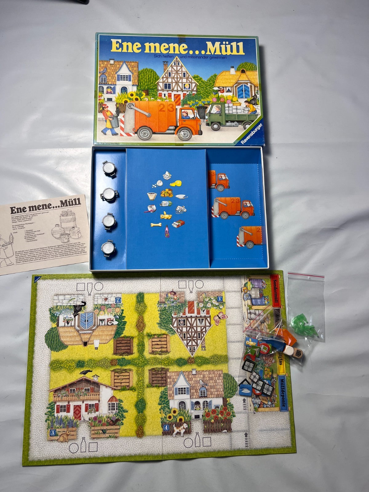 Ene Mene ... Müll Brettspiel Gesellschaftsspiel Ravensburger 1990  Vollständig - Ansicht 2