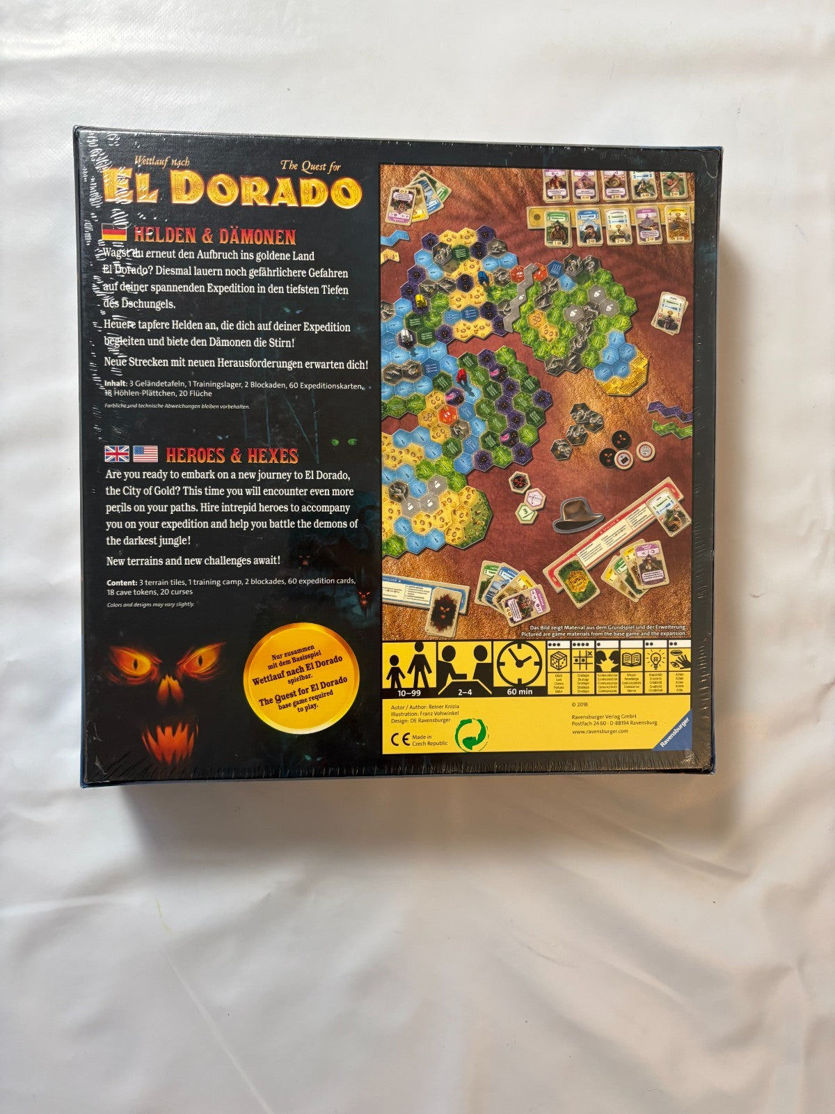 Erste Erweiterung Wettlauf nach El Dorado Helden und Dämonen - Neu in Folie - Ansicht 6