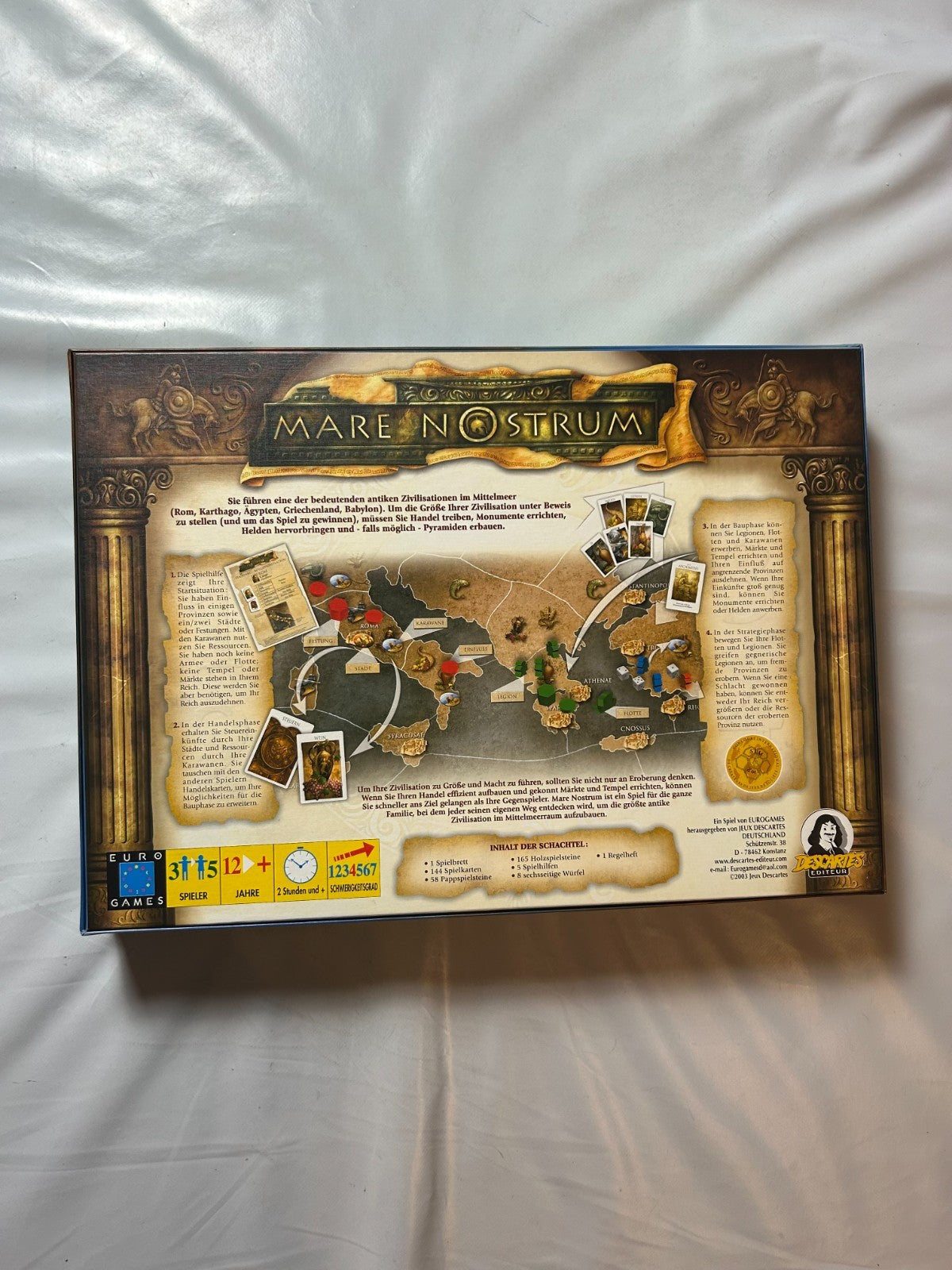Eurogames Brettspiel Brettspiel Mare Nostrum deutsch  Unbespielt - Ansicht 11