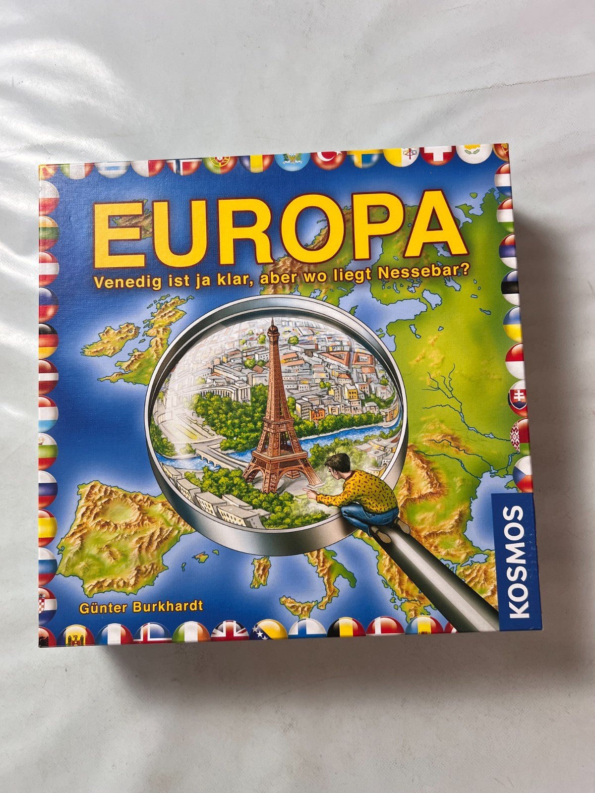 Europa Brettspiel , Venedig ist ja klar, aber wo liegt Nessebar? Kosmos-Komplett - Ansicht 4