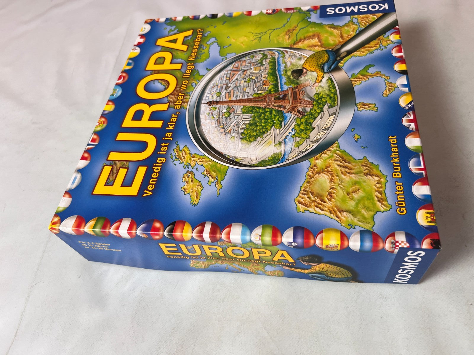 Europa Brettspiel , Venedig ist ja klar, aber wo liegt Nessebar? Kosmos-Komplett - Ansicht 5