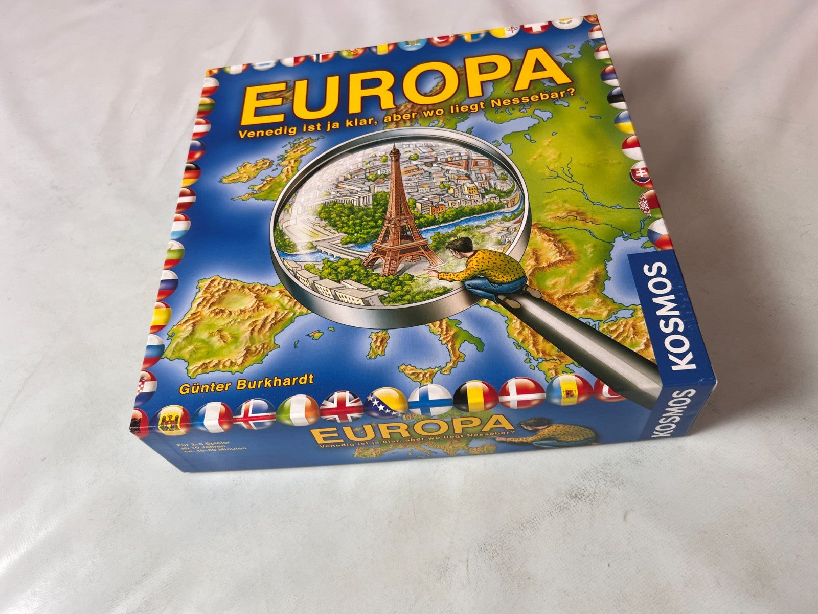 Europa Brettspiel , Venedig ist ja klar, aber wo liegt Nessebar? Kosmos-Komplett - Ansicht 8