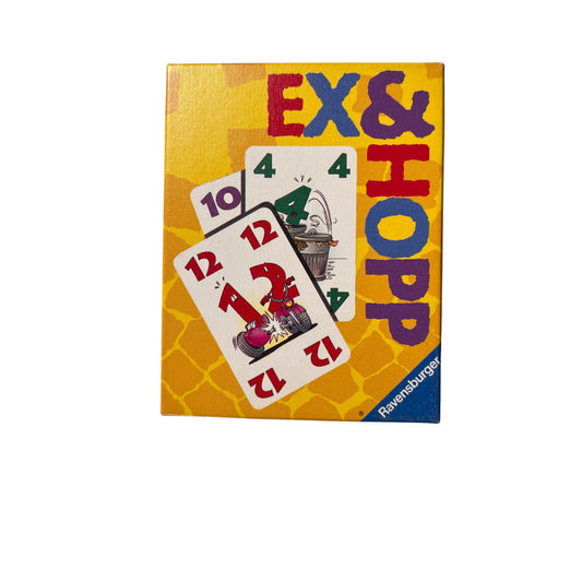 Ex & Hopp Kartenspiel Ravensburger – SKU A11533 – Kartenspiel gebraucht kaufen bei Brettspielimperium