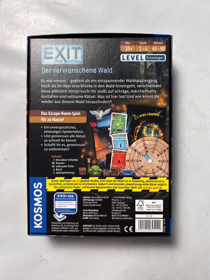 EXIT  der verwunschene Wald Kosmos Familien Spiel   Unbespielt - Ansicht 8