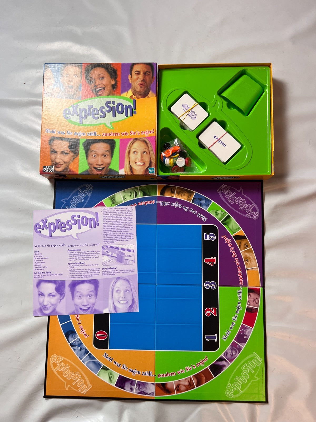 Expression! wie Quibble Partyspiel Brettspiel Parker wie neu - Vollständig - Ansicht 2