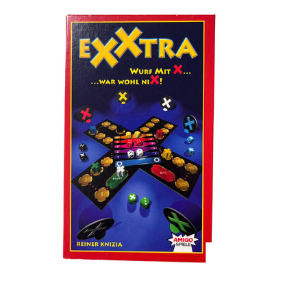 Exxtra Würfelspiel Familienspiel Gesellschaftsspiel Amigo – SKU A14032 – Gesellschaftsspiel gebraucht kaufen bei Brettspielimperium