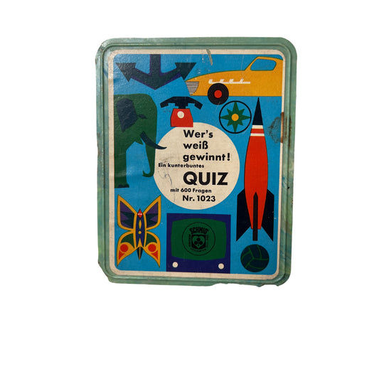 F.X. Schmid Spielkarten Wer`s weiß gewinnt Quiz Nr. 1023 Vintage – SKU A6480 – Kartenspiel gebraucht kaufen bei Brettspielimperium