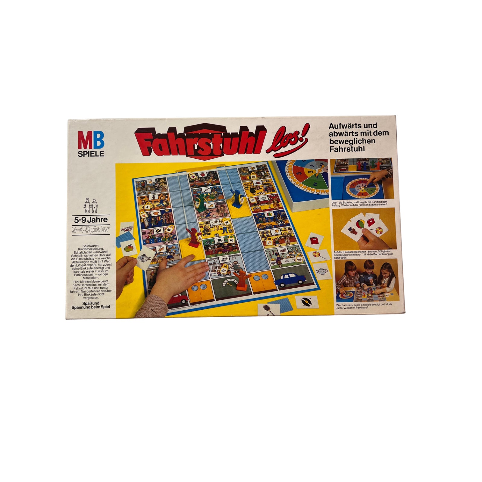 Fahrstuhl los von MB Spiele 1981 Brettspiel Retro – SKU A14498 – Gesellschaftsspiel gebraucht kaufen bei Brettspielimperium