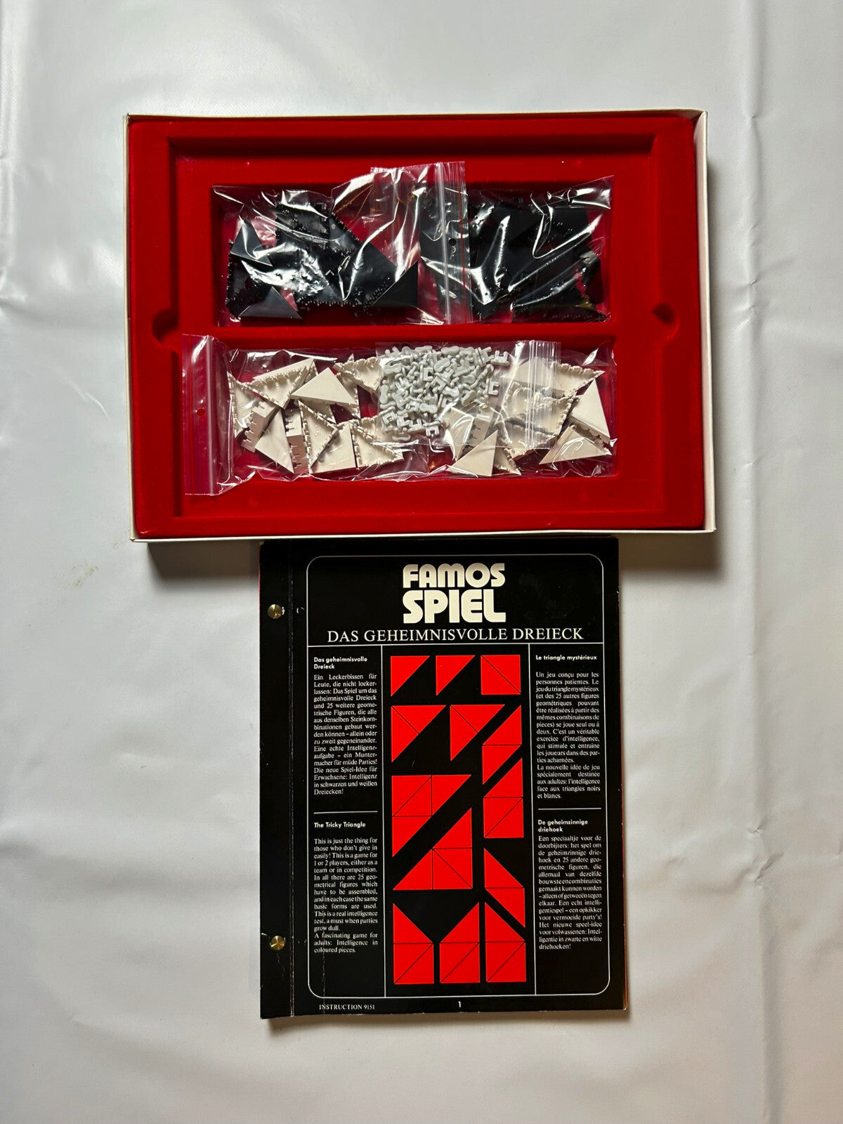 Famos Spiel Faller Das geheimnisvolle Dreieck - Vollständig - Ansicht 6