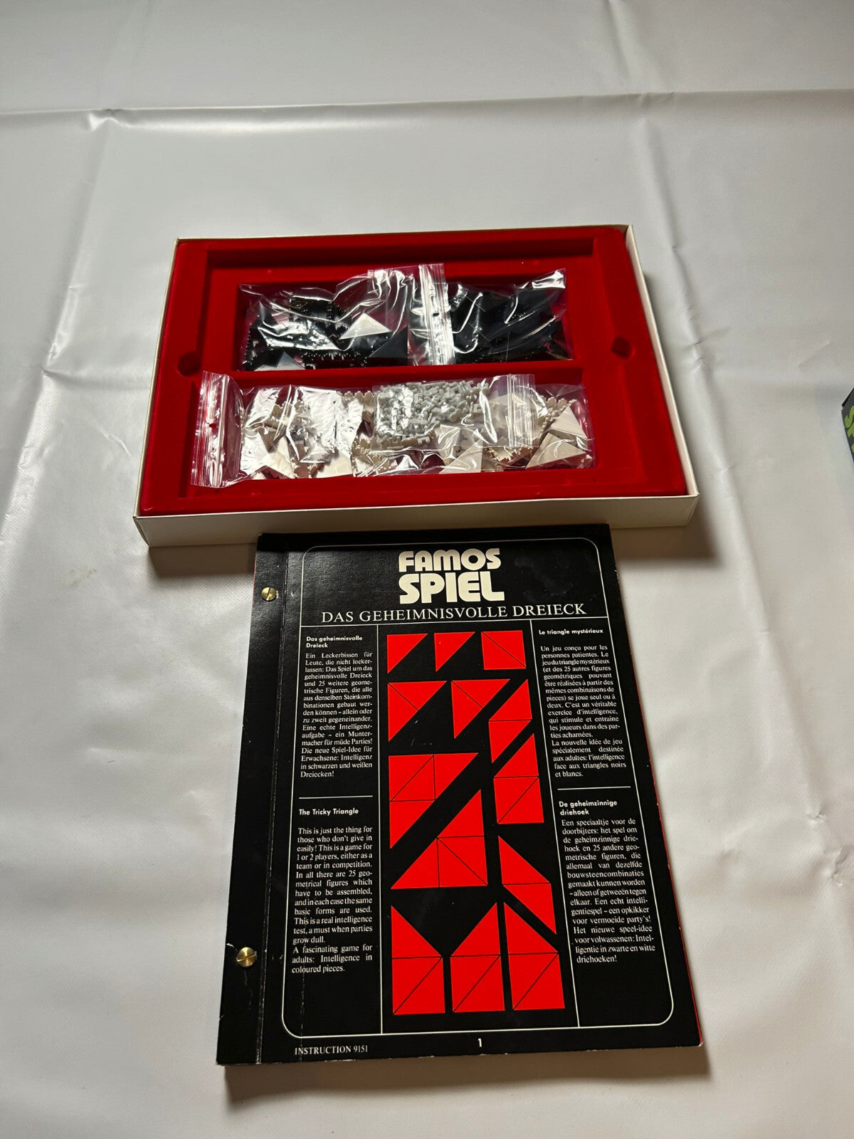 Famos Spiel Faller Das geheimnisvolle Dreieck - Vollständig - Ansicht 7